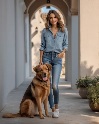 she love her dog and the dog loves too

,pet vitamins & supplements,dog photography,giant dog breed,dog-photography,chesapeake bay retriever,girl with dog,leonberger,social,senior photos,my dog and i,