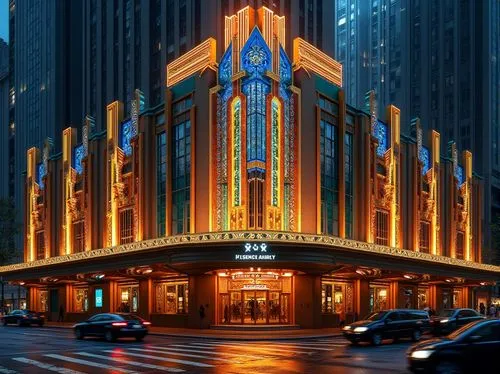 radio city music hall,fox theatre,warner theatre,alabama theatre,ohio theatre,belasco,orpheum,atlas theatre,chicago theatre,emporium,samaritaine,cinemas,art deco,theaters,cotai,showplace,ara macao,music hall,twg,dallas,Photography,General,Realistic