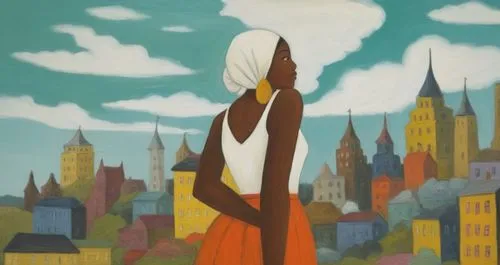 candace,travel poster,chomet,roerich,thatgamecompany,tenzin,amahl,girl in a long dress,woman silhouette,layton,eilonwy,afar tribe,arocena,praying woman,art deco woman,woman praying,allura,zaccheus,girl praying,indian monk,Art,Artistic Painting,Artistic Painting 25