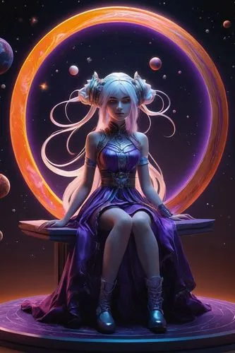 zodiac sign libra,medusa,violinist violinist of the moon,astronema,planetaria,junko,libra,ursula,fantasia,ophiuchus,astrologist,galaxia,cosmosphere,neptunia,ozma,spica,aion,kula,kubera,pacifica,Illustration,Abstract Fantasy,Abstract Fantasy 22