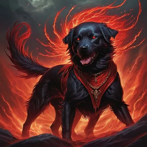 red death storm elemental dog,blood hound,black shepherd,rottweiler,posavac hound,companion dog,dog angel,schipperke,kelpie,jagdterrier,custom portrait,pet portrait,dog,hound,australian kelpie,dog ill