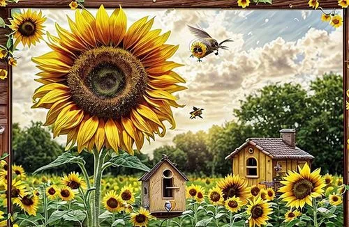 sunflowers and locusts are together,sunflowers in vase,sunflower field,sunflower coloring,insect house,sunflowers,sunflower digital paper,sunflower paper,bee house,honey bee home,helianthus sunbelieva