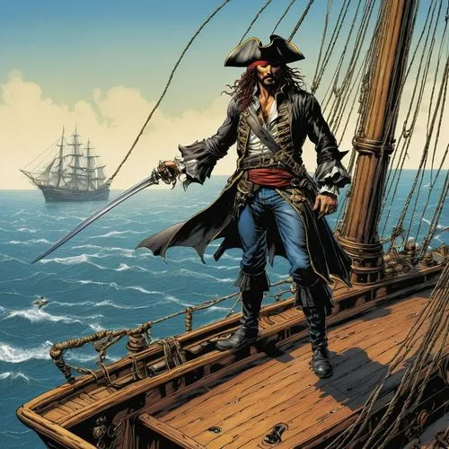 barbossa,norrington,pirate,pirata,piratas,piracies,Illustration,American Style,American Style 02