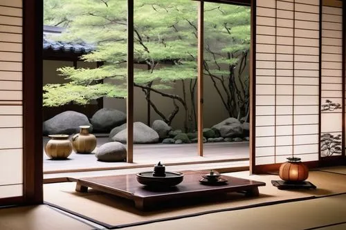 japanese-style room,ryokan,japanese zen garden,ryokans,zen garden,tea ceremony,chanoyu,tatami,dojo,japanese garden ornament,zen,japanese art,shoin,ikebana,zen stones,japanese background,japanese lamp,japan garden,wooden windows,background with stones,Photography,Fashion Photography,Fashion Photography 08