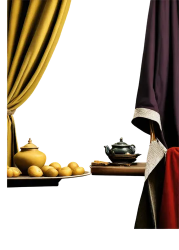 9 composition, festive atmosphere, decorative accents, HD resolution.,a picture of some food on a plate,still life,place setting,tablecloths,food table,tableside,ramadan background,tablecloth,patisser