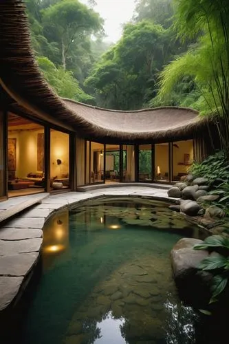 amanresorts,ryokan,onsen,zen garden,asian architecture,japanese-style room,ryokans,teahouse,japanese zen garden,pool house,hotspring,roof landscape,tropical house,shangri,longhouse,infinity swimming pool,beautiful home,secluded,japanese garden,seclude,Conceptual Art,Graffiti Art,Graffiti Art 06