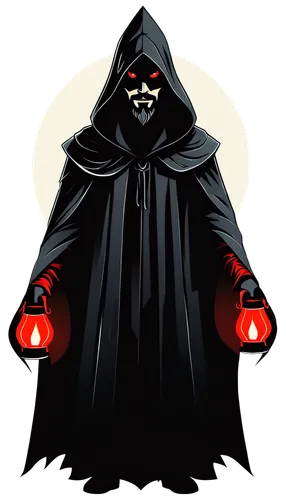 grimm reaper,occultist,cultist,grim reaper,lich,reaper,cloaked,sidious,flickering,darklord,cauldrons,cloaks,balor,executioner,warlock,sith,deadman,possessor,fawkes mask,shadowboxer,Illustration,Black and White,Black and White 04