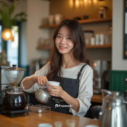 barista,cute coffee,phuquy,wonju,jiyun,padhye