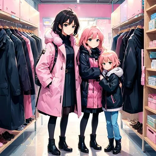 winter clothing,coats,winter clothes,harajuku,mandoki,cute clothes,Anime,Anime,Realistic