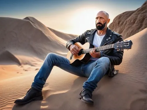 cavaquinho,bouzouki,guitar player,desert background,acoustic guitar,acoustic-electric guitar,goodbye gomes,abdel rahman,classical guitar,the edge,guitar,the guitar,singing sand,ratonero bodeguero andaluz,middle eastern monk,admer dune,argentina desert,guitarist,capture desert,ibanez,Art,Artistic Painting,Artistic Painting 05