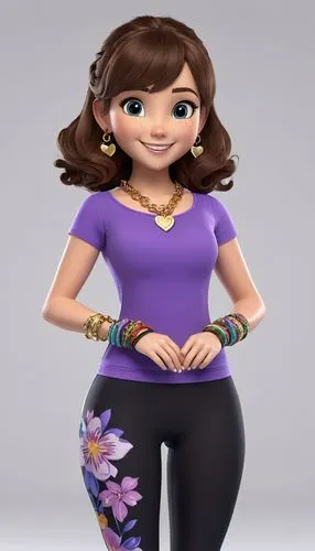 agnes,swac,princess anna,dora,real roxanne,maya,Unique,3D,3D Character