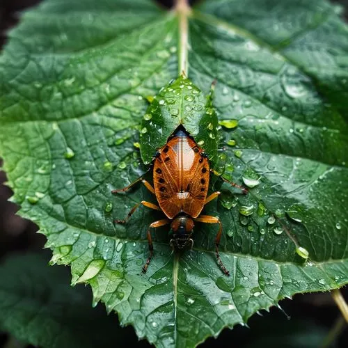 garden leaf beetle,ladybird beetle,asian lady beetle,acorn leaf orb web spider,ladybug,rose beetle,Conceptual Art,Fantasy,Fantasy 11