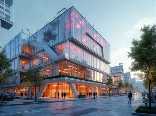 medibank,sanlitun,glass facade,hongdan center,rmit,julliard,mvrdv,multistoreyed,andaz,modern building,new building,3d rendering,morphosis,costanera center,glass building,glass facades,gensler,artium,gronkjaer,capitaland,Photography,General,Realistic