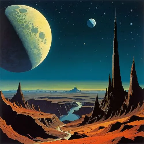 lunar landscape,moon valley,valley of the moon,futuristic landscape,alien planet,moonscape,earth rise,terraforming,desert planet,planet mars,alien world,dune landscape,venus surface,asterales,volcanic landscape,planet eart,desert landscape,desert desert landscape,galilean moons,red planet,Conceptual Art,Sci-Fi,Sci-Fi 16