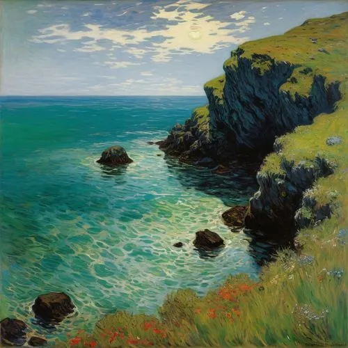 coastal landscape,landscape with sea,petkanov,monhegan,kuriles,sea landscape,luhe,sorolla,cliffs ocean,elliston,zaitsev,kolmogorov,sandalow,beach landscape,rocky coast,kurils,novaya,bonavista,palizzi,karpinski,Art,Artistic Painting,Artistic Painting 04