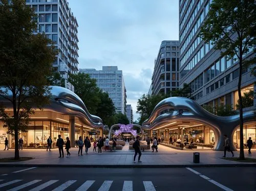 zeil,marunouchi,apple store,omotesando,potsdamer platz,heatherwick,futuristic architecture,mvrdv,sanlitun,biopolis,jussieu,broadgate,julliard,costanera center,citycenter,apple inc,apple world,pedestrianized,futuristic art museum,roppongi