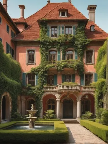 mainau,manor,palladianism,dumanoir,chateau,mansion,würzburg residence,garden elevation,ritzau,country estate,auberge,estates,fairy tale castle sigmaringen,luxury property,felderhof,montelena,fairy tale castle,villa balbianello,dreamhouse,villa,Illustration,Japanese style,Japanese Style 08