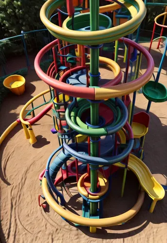 play tower,children's playground,playgrounds,colorful spiral,playspace,3d rendering,spiral stairs,circular staircase,play area,adventure playground,playpens,playset,playsets,climbing frame,3d render,s