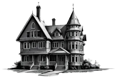 houses clipart,witch's house,witch house,house drawing,victorian house,house silhouette,the haunted house,creepy house,victorian,ghost castle,house shape,haunted house,haunted castle,two story house,crispy house,house,magic castle,crooked house,turrets,house painting,Illustration,Black and White,Black and White 35