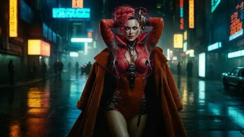 darth talon,cyberpunk,scarlet witch,transistor,harley quinn,neo-burlesque,red hood,valerian,harley,metropolis,streampunk,nerve,cyborg,asuka langley soryu,red matrix,wanda,birds of prey-night,the enchantress,fantasy woman,hellboy