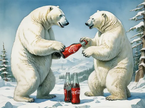 polar bare coca cola,the coca-cola company,coca-cola,cold drink,north pole,snowy still-life,winter drink,ice bears,coca cola,ice fishing,polar bears,christmas drink,coca-cola light sango,christmas animals,advent calendar,winter animals,coke,vintage christmas,advertising campaigns,nordic christmas,Illustration,Paper based,Paper Based 29