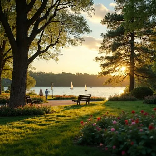 evening lake,spring lake,lakeside,lake view,sognsvann,park lake,interlochen,alderbrook,beautiful lake,lake monroe,mazury,the lake,west lake,glimmerglass,minocqua,summer evening,djursholm,auwaldsee,lake park,evening sun,Photography,General,Realistic