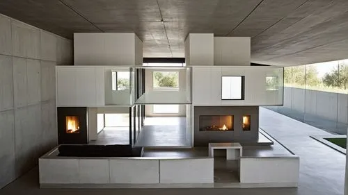 fireplace,fire place,fireplaces,cubic house,concrete ceiling,breuer,Photography,General,Realistic