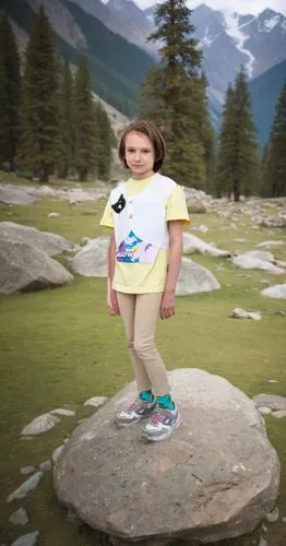 girl in t-shirt,little girl running,mountain climber,child model,alpine meadows,digital compositing,little girl in wind,child in park,mountain fink,lillooet,photographic background,girl with cereal bo