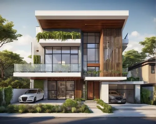 modern house,fresnaye,townhomes,modern architecture,duplexes,townhome,landscape design sydney,garden design sydney,contemporary,residential house,smart house,3d rendering,two story house,residencial,cammeray,frame house,condominia,woollahra,prefab,landscape designers sydney,Illustration,Realistic Fantasy,Realistic Fantasy 21