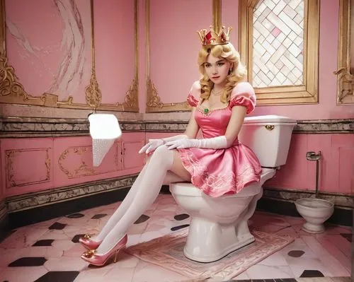 lachapelle,kyary,toilette,toilet,potty,washlet,toilet table,toilet seat,throne,alice in wonderland,effie,pink chair,the throne,the girl in the bathtub,photo shoot in the bathroom,restroom,bidet,lavatory,formichetti,lazytown,Conceptual Art,Fantasy,Fantasy 10