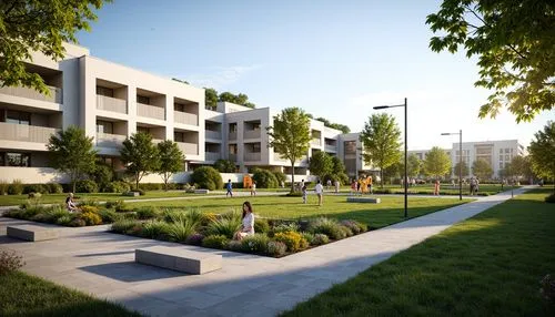 new housing development,residencial,townhomes,3d rendering,cohousing,unitech,springwood,streamwood,netherwood,kidbrooke,sunnyvale,liveability,nanterre,rivervale,bundoora,housing estate,urban park,northvale,suburbanized,auraria