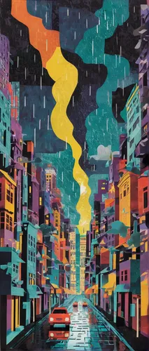 hong kong,colorful city,taipei,rainstorm,tokyo,busan night scene,tokyo city,monsoon,osaka,rains,rainy,raindops,cityscape,hanoi,thunderstorm,rain,taipei city,metropolis,bombay,heavy rain,Unique,Paper Cuts,Paper Cuts 07