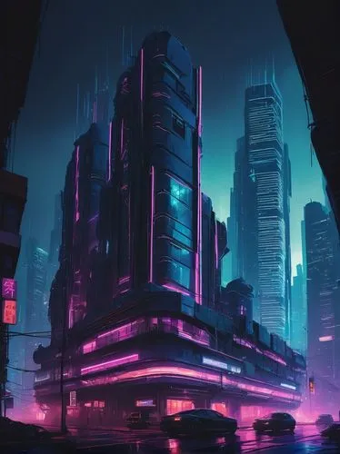 cybercity,cyberpunk,cybertown,cyberport,cyberia,cyberworld,futuristic landscape,futuristic,synth,cityscape,metropolis,dystopian,polara,cyberscene,shinjuku,guangzhou,scifi,dystopias,dystopia,cybertron,Illustration,Vector,Vector 03