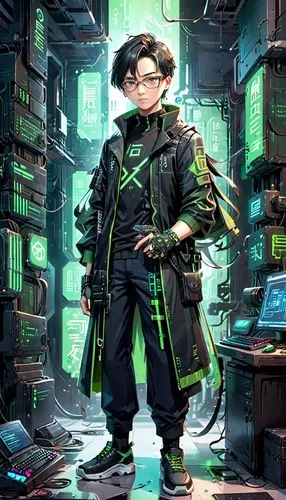 biologist,engineer,dodge warlock,cyber,mechanic,apothecary,yukio,hero academy,high-visibility clothing,librarian,theoretician physician,matrix,guilinggao,cyber glasses,cyberpunk,wuchang,magistrate,patrol,academic,male character,Anime,Anime,General