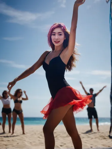 Beach, concert stage, dance,hula,phuquy,rv,japanese idol,zumba,beach background,salsa dance,tiktok icon,ayia napa,joy,athletic dance move,korean fan dance,sujeonggwa,rockabella,modern dance,dance,t1,k