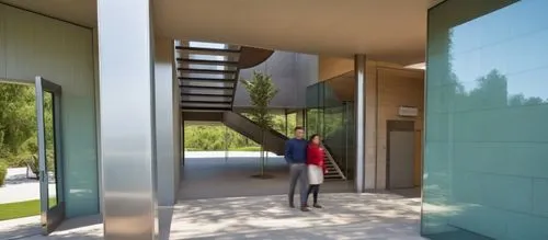 passivhaus,cubic house,house entrance,seidler,cantilevers,outside staircase,Photography,General,Realistic