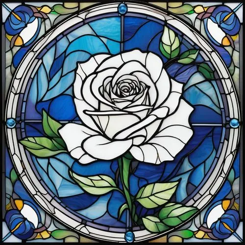 stained glass window,stained glass,stained glass windows,roses frame,stained glass pattern,rose flower illustration,Illustration,Black and White,Black and White 08