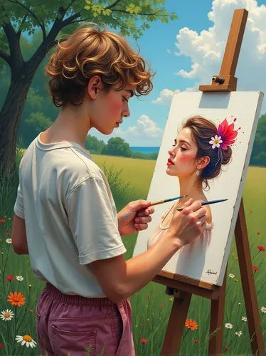 heatherley,dossi,italian painter,painting technique,painter,flower painting