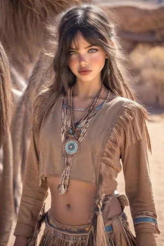 Navajo girl,Navajo,aramaean,arabian,inanna,kahlan,persia,warrior woman,Photography,Realistic