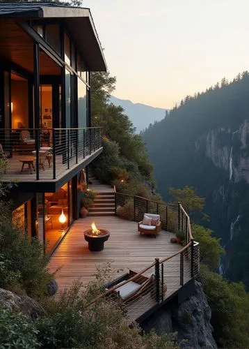 house in the mountains,amanresorts,house in mountains,the cabin in the mountains,cliffside,tigers nest