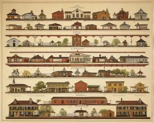 Architectural drawing, standard scales, 1,houses clipart,rowhouses,row houses,serial houses,houses,wooden houses,farmhouses,row of houses,bungalows,houses silhouette,townhouses,blocks of houses,adolfs