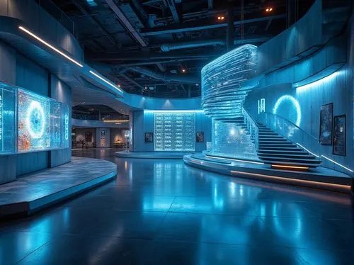 futuristic art museum,spaceship interior,aqua studio,innoventions,cyberport,data center,ufo interior,arktika,computer room,armamentarium,enernoc,cybercity,lobby,sulaco,supercomputer,ozeaneum,cyberia,mediatheque,emporium,cybertown,Photography,General,Realistic