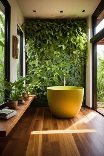 ficus,intensely green hornbeam wallpaper,landscape design sydney,landscape designers sydney,garden design sydney,bamboo curtain,houseplant,green living,houseplants,bamboo plants,luxury bathroom,house plants,sunroom,wooden bowl,hardwood floors,interior modern design,contemporary decor,home interior,modern decor,bath room,Illustration,Realistic Fantasy,Realistic Fantasy 30