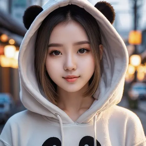 kawaii panda,hoodie,kawaii panda emoji,panda,cute koala,little panda,Photography,General,Natural