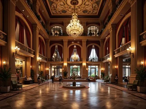 emirates palace hotel,entrance hall,lobby,hotel lobby,crown palace,hotel hall,foyer,biltmore,banff springs hotel,ballroom,nemacolin,driskill,cochere,hallway,corridor,hall of nations,fairmont chateau lake louise,royal interior,sursock,atriums