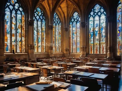 refectory,mdiv,stained glass windows,hogwarts,reading room,study room,metz,transept,cathedrals,notre dame,presbytery,duomo,notredame de paris,quire,magistra,pcusa,seminary,classrooms,ecclesiastical,lecture hall,Art,Artistic Painting,Artistic Painting 42