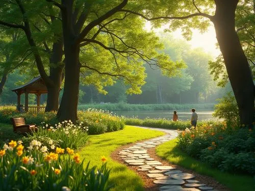 spring morning,landscape background,springtime background,spring background,nature background,meadow landscape,walk in a park,green landscape,spring nature,home landscape,nature wallpaper,nature landscape,nature garden,beautiful landscape,green meadow,forest landscape,landscape nature,background view nature,greenspace,forest path,Photography,General,Realistic