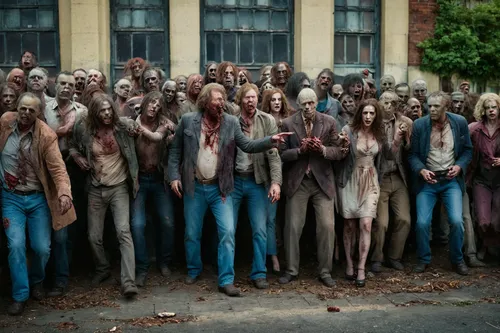 Horror! Zombie Republicans (ie most of them),the walking dead,walking dead,walkers,thewalkingdead,zombies,days of the dead,all saints' day,asylum,outbreak,undead,family reunion,crowded,family gatherin