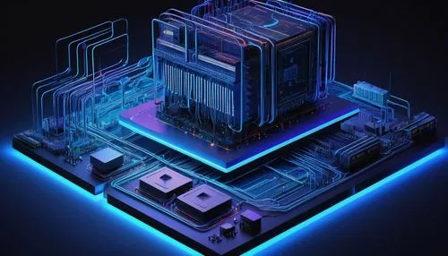 supercomputer,processor,pc tower,supercomputers,cybertown,voxel,microcomputer,cybercity,cyberport,computer chips,cinema 4d,multiprocessor,tron,computer chip,computer art,micropolis,cpu,ryzen,ctbuh,eniac,Unique,3D,Toy