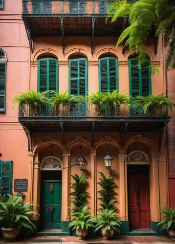 french quarters,tulane,nola,charleston,portofino,brownstones,neworleans,new orleans,savannah,venezia,old town house,villa balbianello,palazzo,milanesi,italianate,lugano,palermo,mizner,brownstone,palazzos,Art,Artistic Painting,Artistic Painting 35